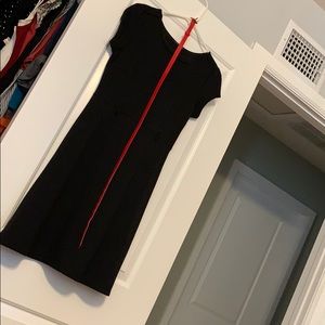 Black fitted dress- medium